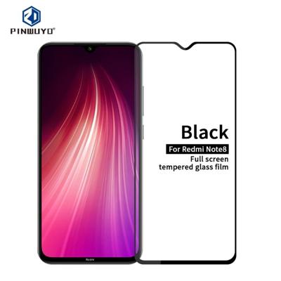 Voor Xiaomi RedMi Note8 PINWUYO 9H 2.5 D volledig scherm gehard glas film (zwart) Voor Xiaomi RedMi Note8 PINWUYO 9H 2.5 D volledig scherm gehard glas film (zwart)