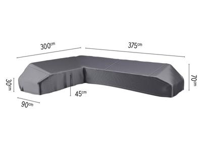 AeroCover | Loungesethoes 375 x 300 x 90 x 30-45-70(h) | L-Platform Links