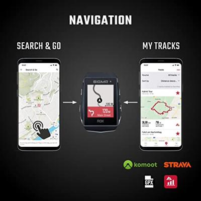 Sigma rox 11.1 evo gps hr + cad/snelh set + sb gps+ant+/ble riem+usb-c - thumbnail