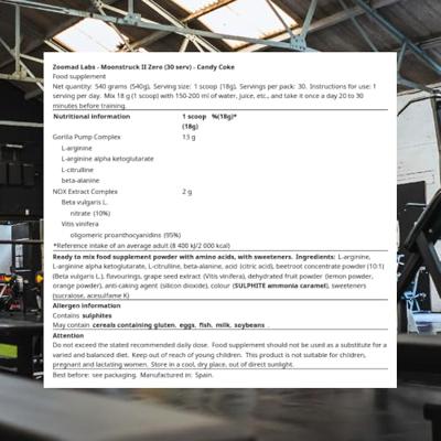 Zoomad Moonstruck Zero II Candy Coke (540 g)