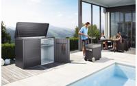 Biohort metalen tuinhuis HighBoard 200x84x127 cm- Plat dak- Metaal- Biohort - thumbnail