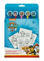 Undercover Kleurblok paw patrol met 5 kleurpotloden - thumbnail