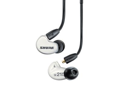 Shure AONIC 215 - in-ear-hoofdtelefoon met enkele transducer en 3,5 mm kabel (wit)