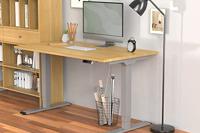 Digitus Zit-sta-bureauframe Elektrisch in hoogte verstelbaar Hoogte: 62 tot 1.27 m (b x d) 170 cm x 68 cm Grijs DA-90435 DA-90435 - thumbnail