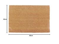 Deurmat EDM 74752 Bruin 60 x 40 cm 40 x 60 cm Rechthoekig - thumbnail