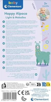 Clementoni Baby Alpaca Ratel + Licht en Geluid