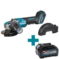 Makita GA047GZ | 40 V Max | Haakse slijper | 125 mm | X-LOCK | Body | Zonder accu's en lader | met veiligheidsschakelaar - GA047GZ - thumbnail