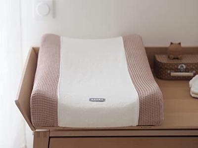 Hoeslaken voor verschoonmatras BEABA Sofalange oudroze Hoeslaken voor verschoonmatras BEABA Sofalange oudroze