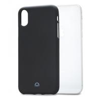 Mobilize Rubber Gelly Case Apple iPhone X/Xs Matt Black - thumbnail