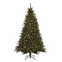 black box kunstkerstboom Toronto met ledverlichting h185 x d114cm - thumbnail