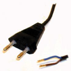 Aansluitsnoer EURO 3 M 2 x 0.75 mm zwart