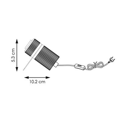 Light depot - tafellamp Matrix - wit - Outlet