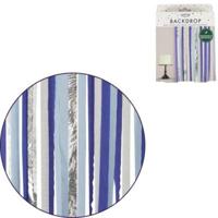 Ginger Ray decoratieve achtergrond papier blauw 40 m | 15 stuks - thumbnail