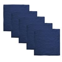 The One Gastendoek 450 gram 30x30 cm Navy (5 stuks) - thumbnail