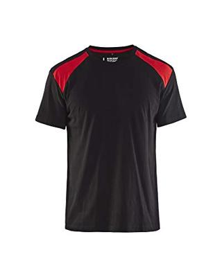 Blåkläder T-Shirt bicolour 33791042 | Zwart/Rood | Maat 3XL - 7330509604632 Blåkläder T-Shirt bicolour 33791042 | Zwart/Rood | Maat 3XL - 7330509604632
