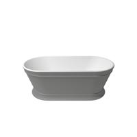 Vrijstaand Ligbad Zydra Heritage 170x80 cm Titanio - thumbnail