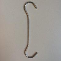Dubbelhaak draadhaak 40 cm pak 50 stuks - thumbnail
