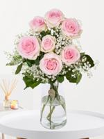 Roze geluksboeket - 7 rozen - Sweet Revival - thumbnail