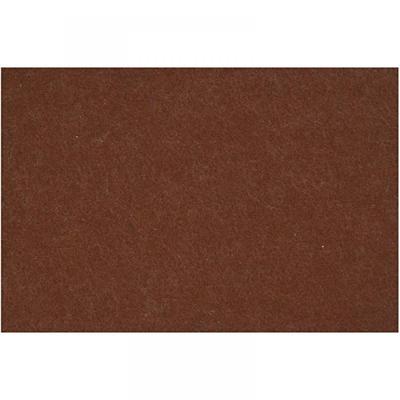 Creativ Company Hobbyvilt, vel 42x60 cm, dikte 3 mm, bruin, 1 vel - thumbnail