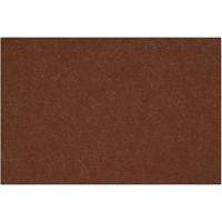 Creativ Company Hobbyvilt, vel 42x60 cm, dikte 3 mm, bruin, 1 vel - thumbnail
