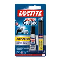 Secondenlijm loctite all plastic 2gr+4 ml - thumbnail
