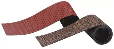 Lemax brick and pebble roads s/2 kerstdorp accessoire 2003