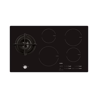AEG HD955100NB inbouw inductiekookplaat met gaswokbrander