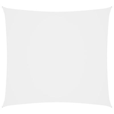 VidaXL Zonnescherm vierkant 3,6x3,6 m oxford stof wit