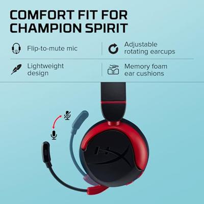 HyperX CloudX Stinger 2 Core Over Ear headset Kabel Stereo Zwart Gamen - thumbnail