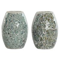 Bureaulamp Home ESPRIT Groen Hemelsblauw 25 W 220 V (2 Stuks) - thumbnail