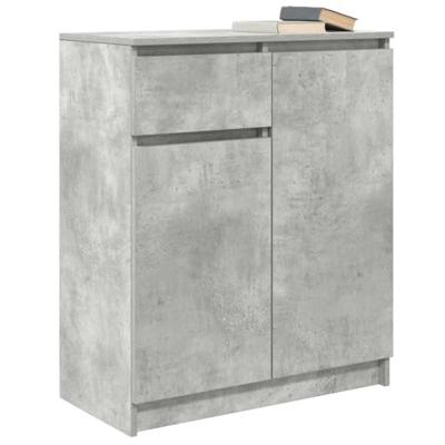 Dressoir met lade 71x35x84 cm spaanplaat betongrijs Dressoir met lade 71x35x84 cm spaanplaat betongrijs