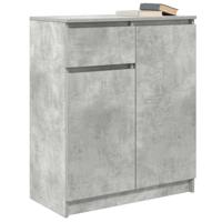 Dressoir met lade 71x35x84 cm spaanplaat betongrijs - thumbnail