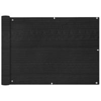 VidaXL Balkonscherm hdpe 75x600 cm antraciet - thumbnail
