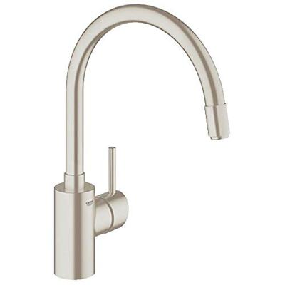 GROHE Concetto Keukenkraan - hoog - draaibare/uittrekbare uitloop - supersteel geborsteld 32663dc3