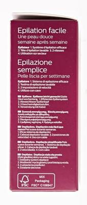 Philips Satinelle Essential BRE225/00 Compacte epilator met snoer