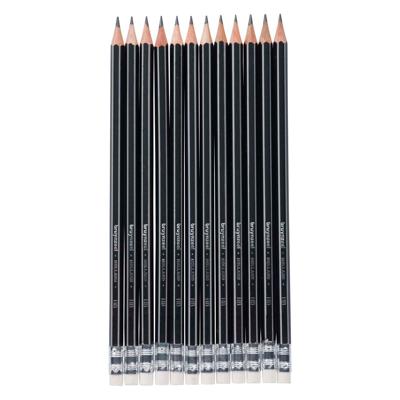 Bruynzeel teens hb grafietpotlood met gumtip set 12 Bruynzeel teens hb grafietpotlood met gumtip set 12