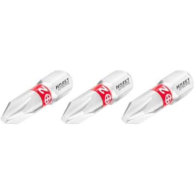 HAZET Bit 2215N-PH2/3 · 1/4 inch (6,3 mm) zeskant massief · Kruiskop profiel PH · 3-delig · SW PH2 HAZET Bit 2215N-PH2/3 · 1/4 inch (6,3 mm) zeskant massief · Kruiskop profiel PH · 3-delig · SW PH2