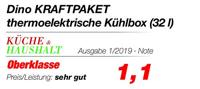 Dino KRAFTPAKET AC/DC Koelbox en verwarmingsbox Energielabel: E (A - G) Thermo-elektrisch 12 V, 230 V Grijs 25 l Tot 18 °C onder de omgevingstemperatuur - thumbnail
