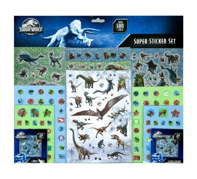 Stickerset Jurassic World Dino 500-Delig