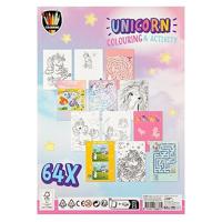 Creative Craft Group Kleur- en activiteitenboek eenhoorn - thumbnail