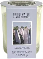 Bridgewater geurkaars glas votive laundry line - thumbnail