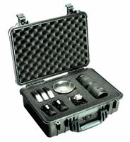 Peli 1500 Beschermkoffer Zwart met Foam - thumbnail