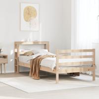 Bedframe zonder matras massief grenenhout 75x190 cm - thumbnail