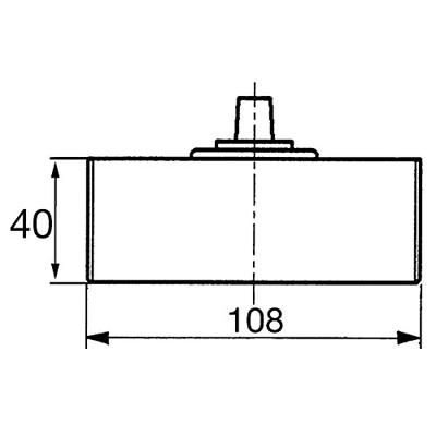 dormakaba vloerveer - BTS 84 EN 3 - met stop 90° - met steekas dormakaba vloerveer - BTS 84 EN 3 - met stop 90° - met steekas