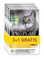 PURINA Pro Plan Sterilised Chicken - nat kattenvoer - 85g 3+1 - thumbnail
