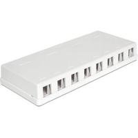 DeLOCK Keystone Surface Mounted Box 8 Port behuizing - thumbnail