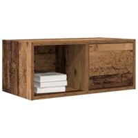 Tv-meubels 2 st 60x31x25,5 cm bewerkt hout oud houtkleurig - thumbnail