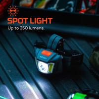 Ledlamp voor op het hoofd Nebo Einstein 250 250 Lm - thumbnail