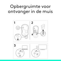 Logitech M185 Muis Radiografisch Optisch Rood 3 Toetsen 1000 dpi - thumbnail