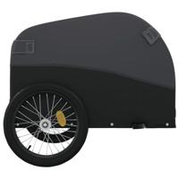 Fietstrailer 30 kg ijzer zwart - thumbnail